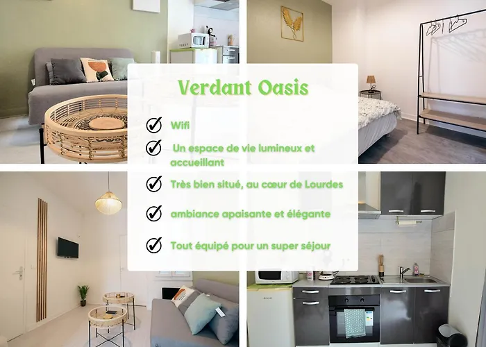 Verdant Oasis - Proche Du Centre - Wifi Gratuit - Parking à Proximité Appartement *