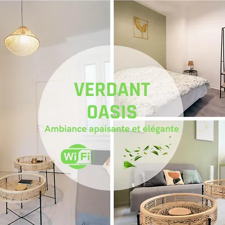 Apartment Verdant Oasis - Proche Du Centre - Wifi Gratuit - Parking A Proximite